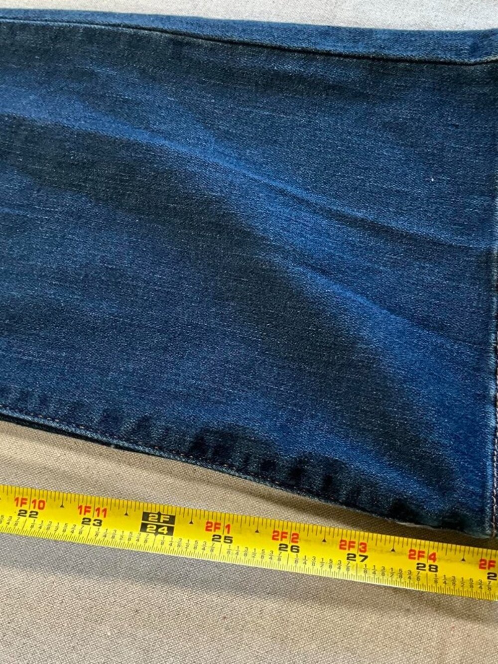 Womens Levi Strauss Signature Dark Wash Western Rodeo Bootcut Jeans(16M W33 L32 - Picture 6 of 10